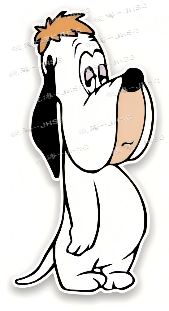 Droopy Dog Cartoon Stickers, C - Laptop External Accessories ulasan dan harga