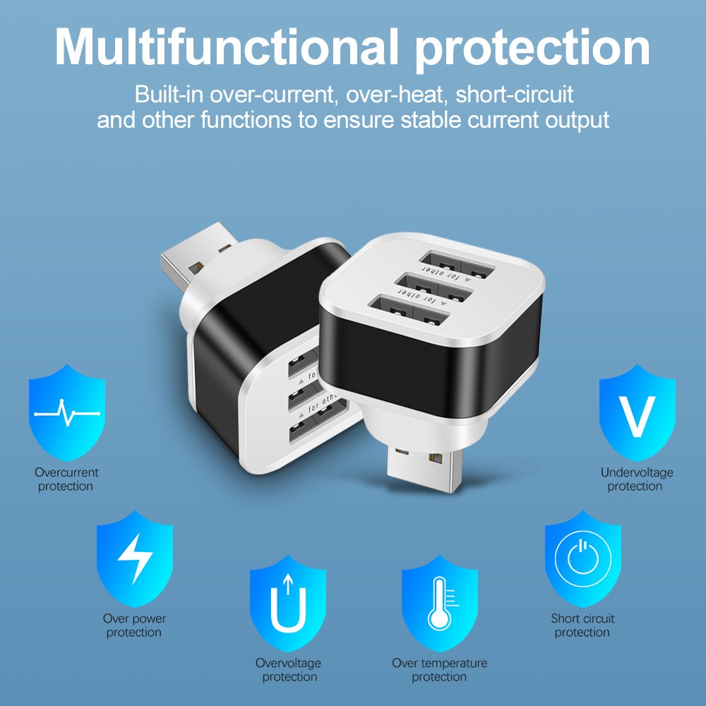 3 Port USB Slots Adaptor USB 3 - Laptop Accessories Usb ulasan dan harga