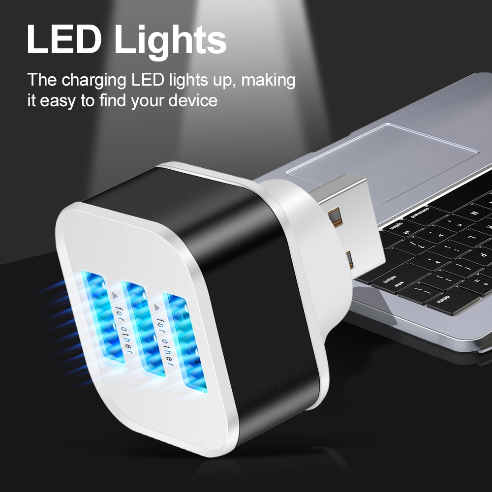 3 Port USB Slots Adaptor USB 3 - Laptop Accessories Usb ulasan dan harga