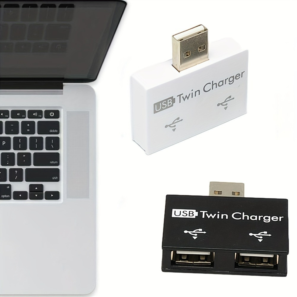 USB2.0 Splitter 1 Male To 2 Po - Laptop Accessories Usb ulasan dan harga