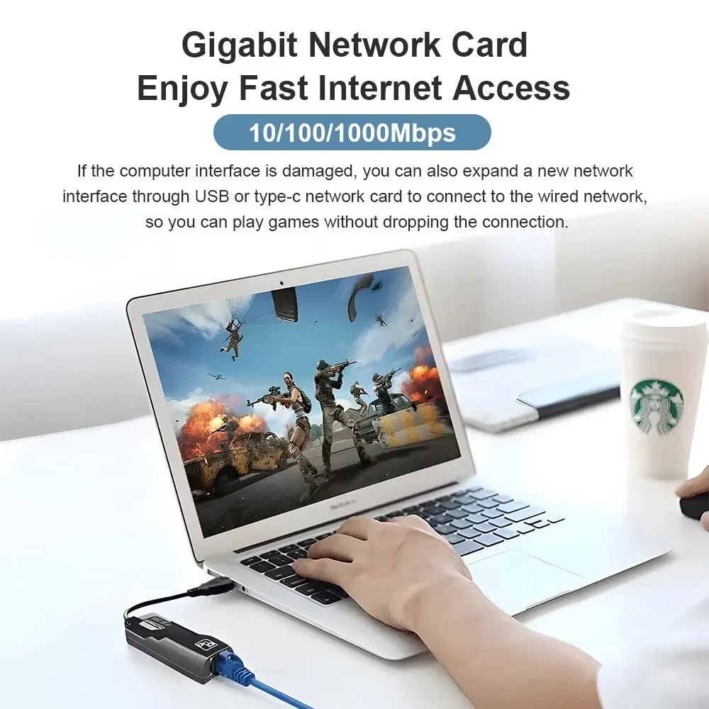 Wifi Adapter USB 3.0 HUB Ether - Laptop External Accessories ulasan dan harga
