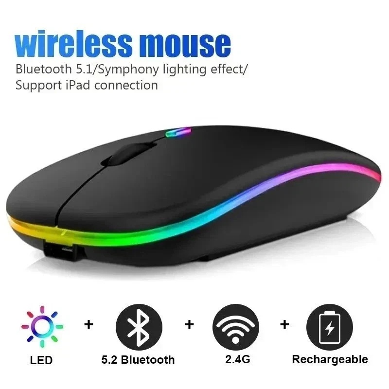 Wireless Mouse Bluetooth Dual  - Laptop External Accessories ulasan dan harga