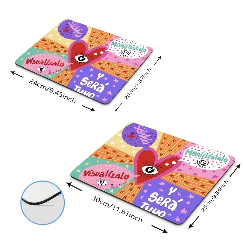 Brand Evil Eye Mouse Pad Iron  - Laptop Accessories Brand ulasan dan harga