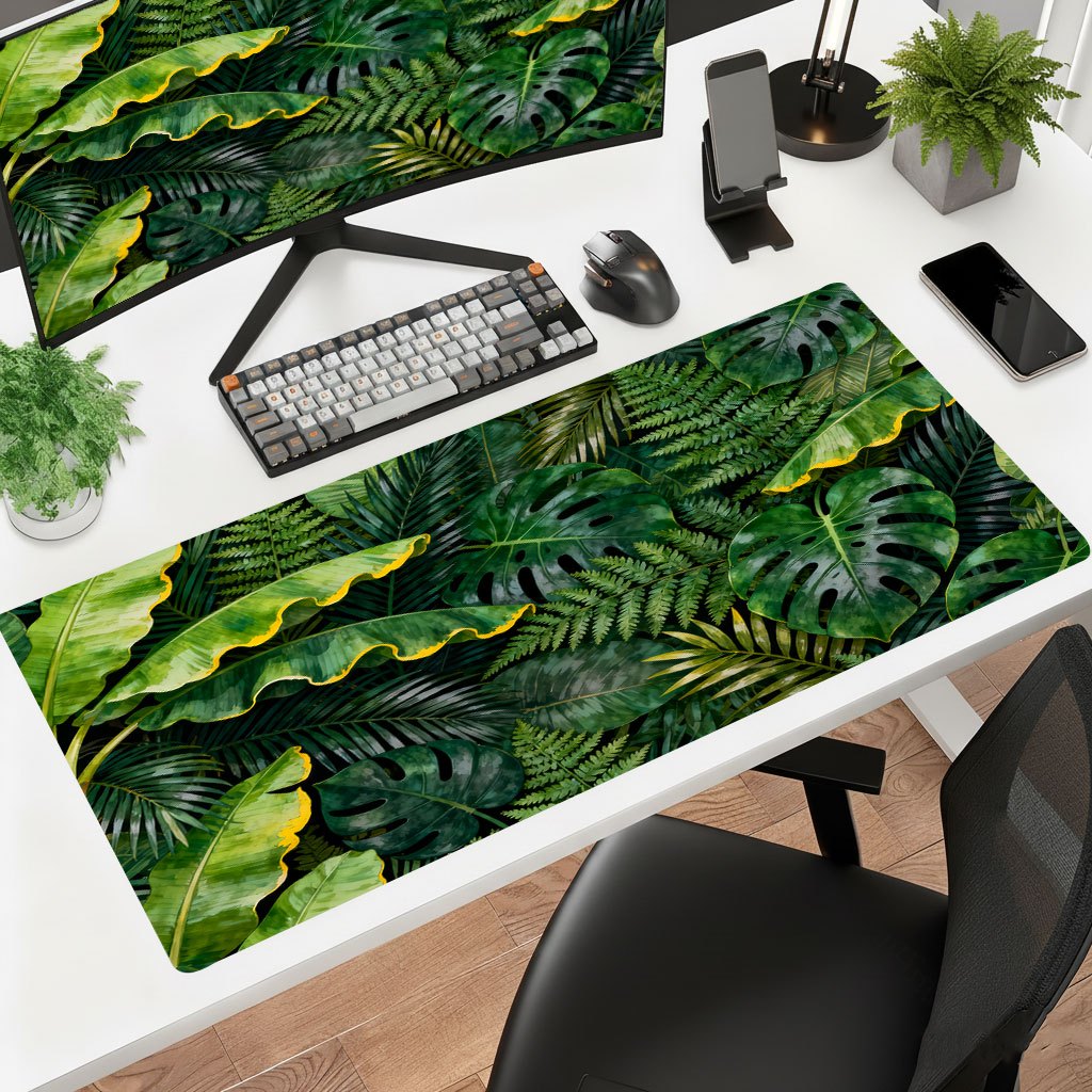 Brand Large Leaf Iron Mouse Pa - Laptop Accessories Brand ulasan dan harga