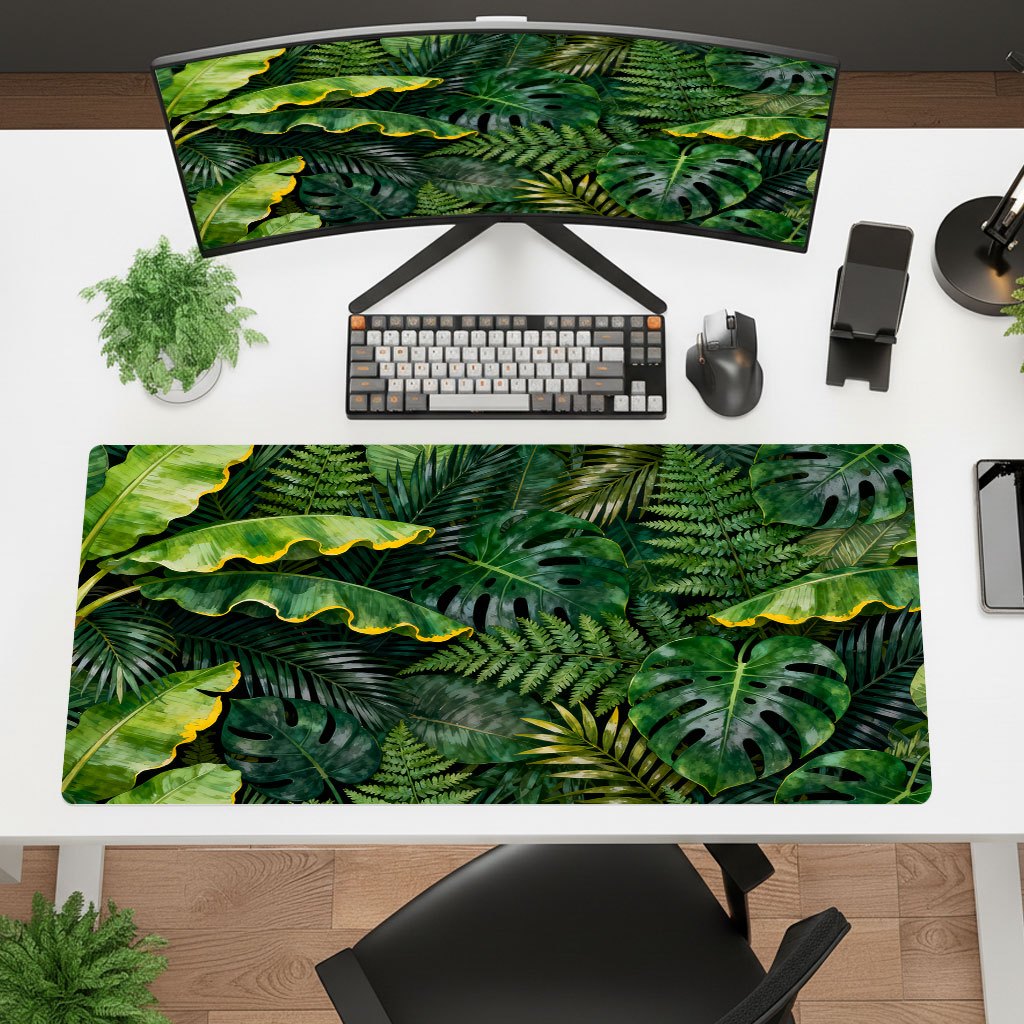 Brand Large Leaf Iron Mouse Pa - Laptop Accessories Brand ulasan dan harga