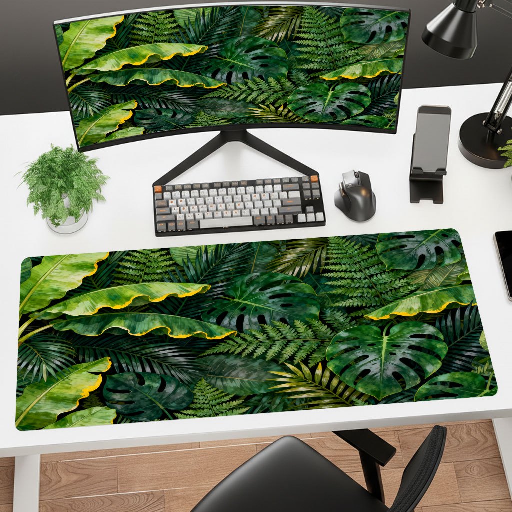 Brand Large Leaf Iron Mouse Pa - Laptop Accessories Brand ulasan dan harga