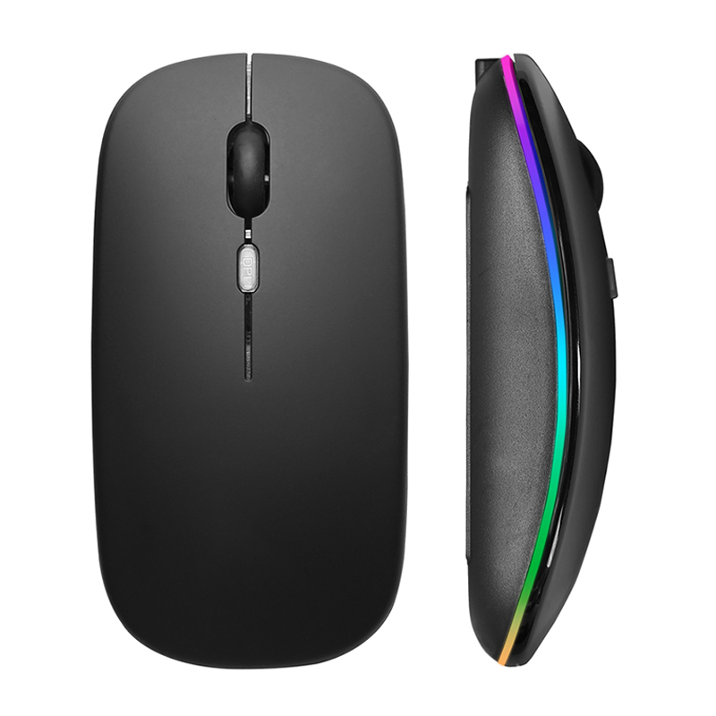 Wireless Mouse RGB Rechargeabl - Laptop External Accessories ulasan dan harga