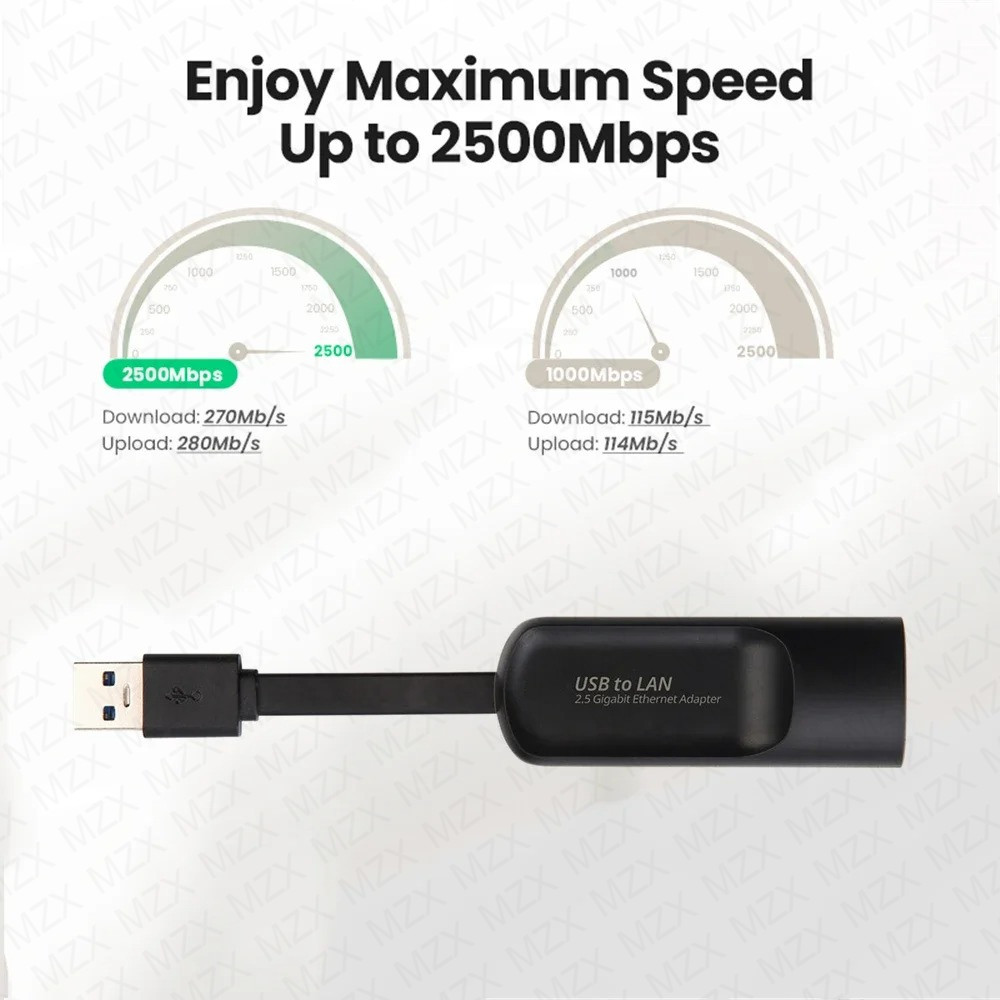 2.5G 2500Mbps Network Card Gig - Laptop External Accessories ulasan dan harga